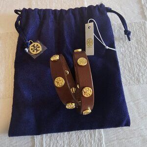 Tory Burch double wrap logo bracelet